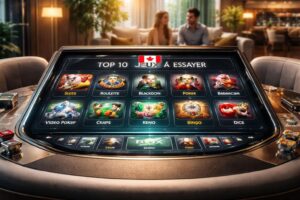découvrez le top 10 des meilleurs jeux à essayer dans un casino en ligne au canada, avec des options passionnantes pour tous les amateurs de jeux d'argent.